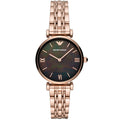 Emporio Armani Ar11145 Ladies Automatic T Bar Gianni Rose Gold Watch -korean beauty