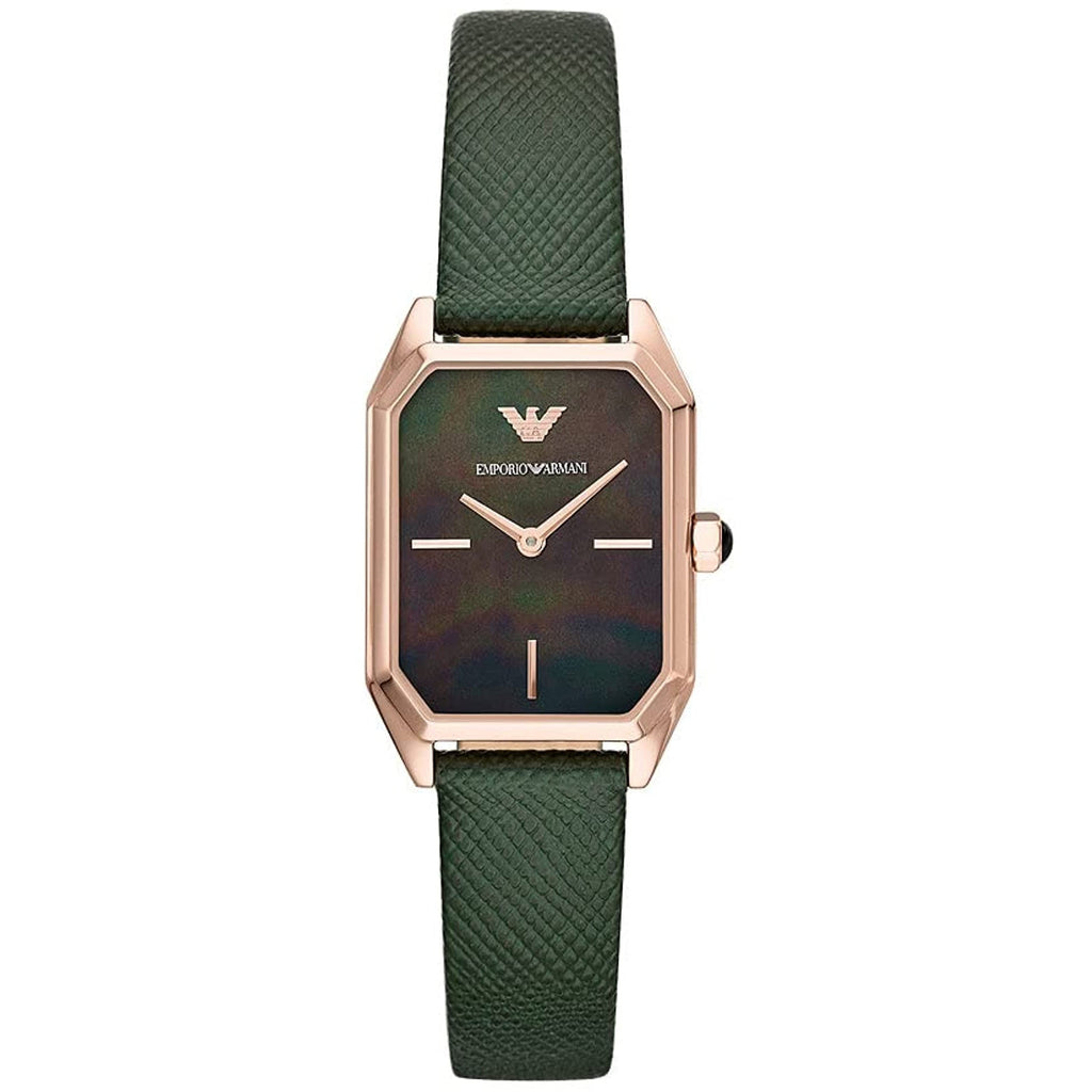 Emporio Armani Ar11149 Ladies Gioia Green Watch -korean beauty