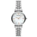 Emporio Armani Ar11204 Ladies Automatic T Bar Gianni Silver Watch -korean beauty