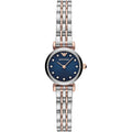 Emporio Armani Ar11222 Ladies Automatic T Bar Gianni Two Tone Blue Watch -korean beauty