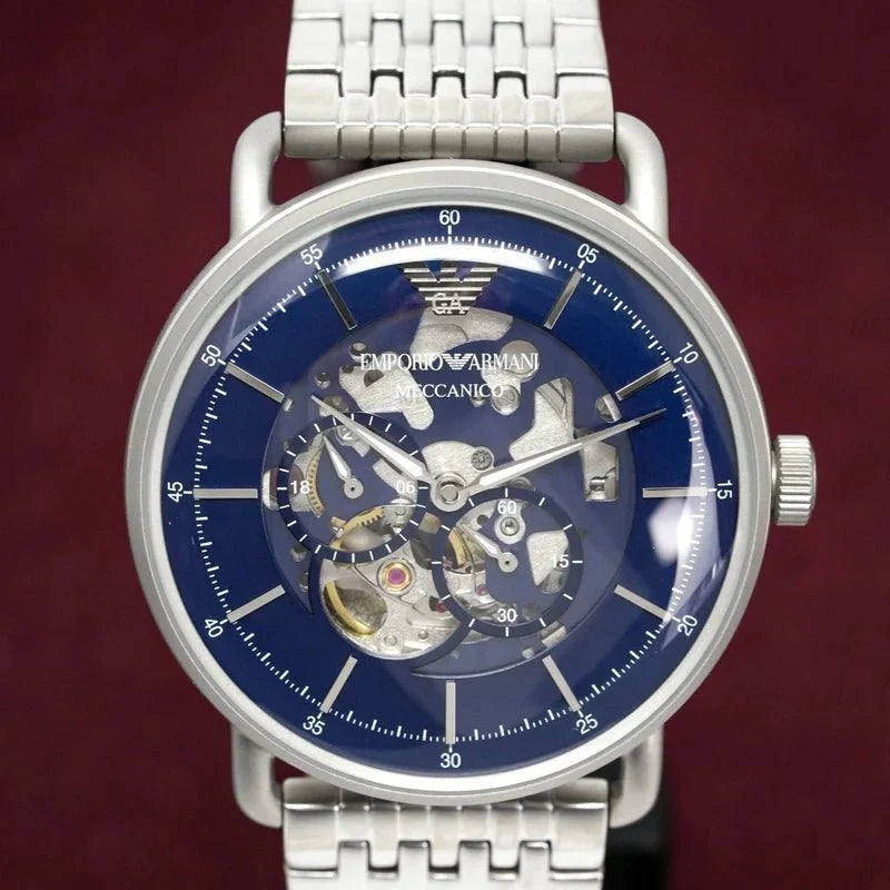 Emporio Armani Ar60024 Mens Meccanico Watch -korean beauty
