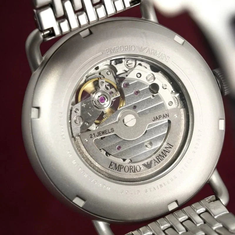 Emporio Armani Ar60024 Mens Meccanico Watch -korean beauty