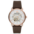 Emporio Armani Ar60027 Men S Automatic Meccanico Skeleton Watch -korean beauty