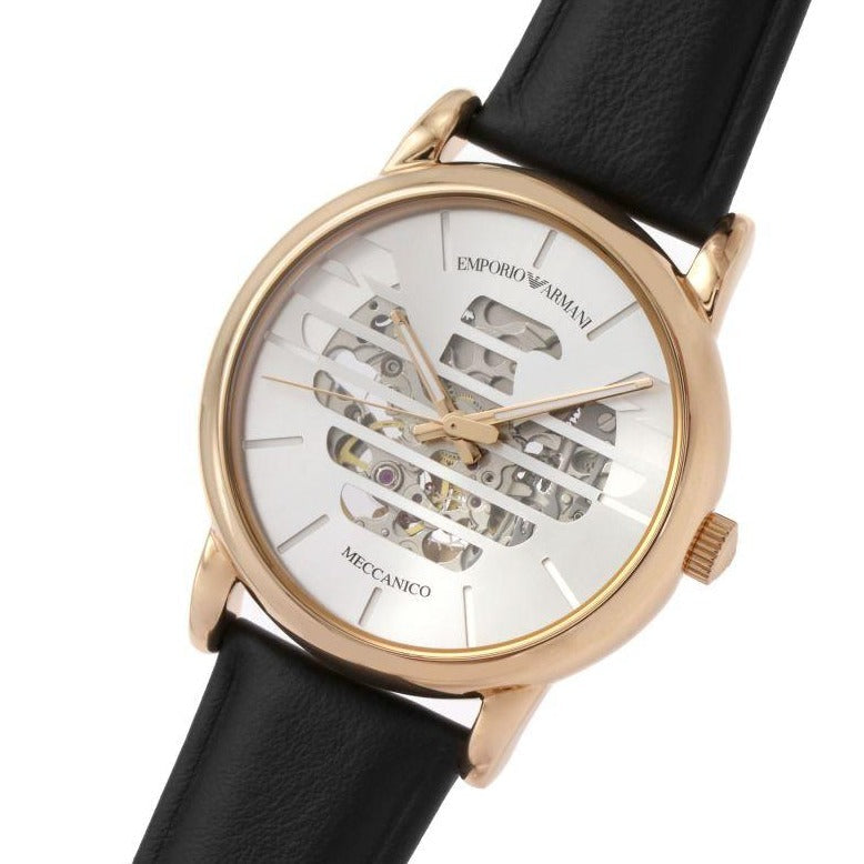 Emporio Armani Ar60031 Men S Automatic Luigi Rose Watch -korean beauty