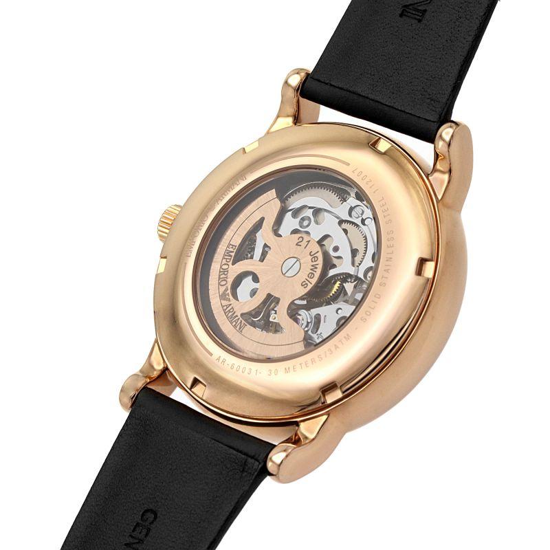 Emporio Armani Ar60031 Men S Automatic Luigi Rose Watch -korean beauty