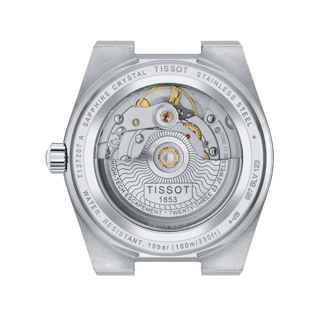 Tissot Prx 35mm Auto Unisex Mother Of Pearl Watch T137 207 11 111 00 -korean beauty