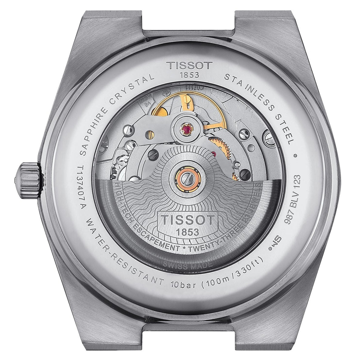 Tissot Prx Powermatic 80 Mens Black Watch T1374071105100 -korean beauty