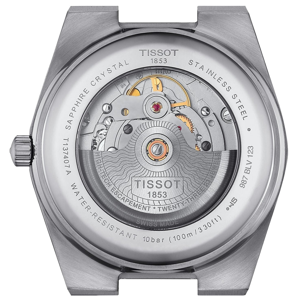 Tissot Prx Powermatic 80 Mens Blue Watch T1374071104100 -korean beauty