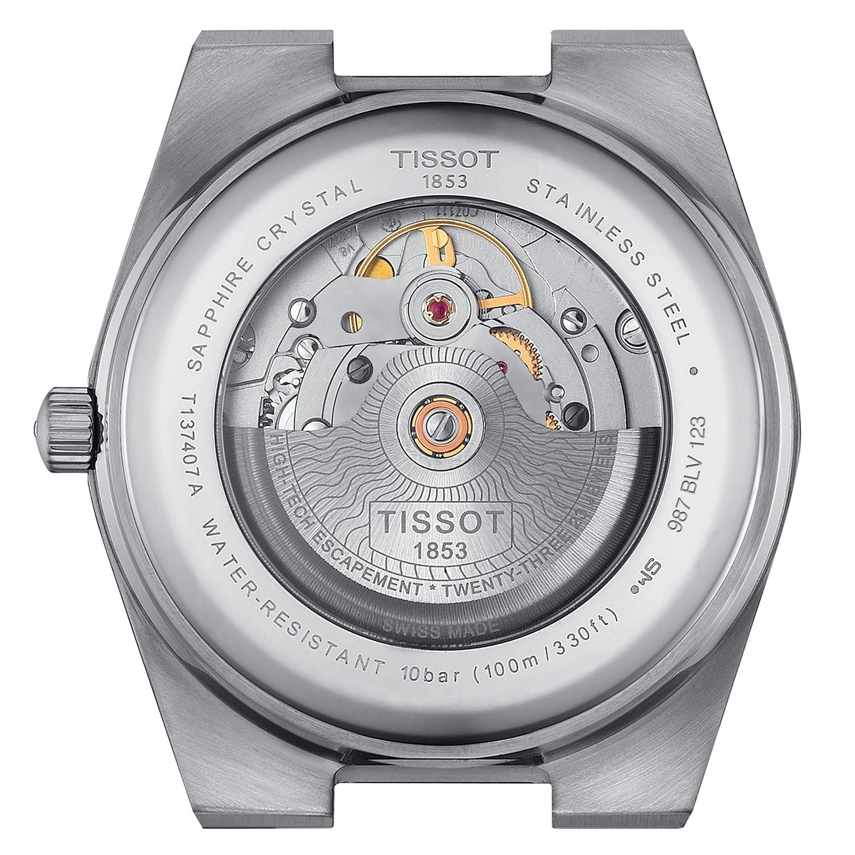 Tissot Prx Powermatic 80 Mens Silver Watch T1374072103100 -korean beauty