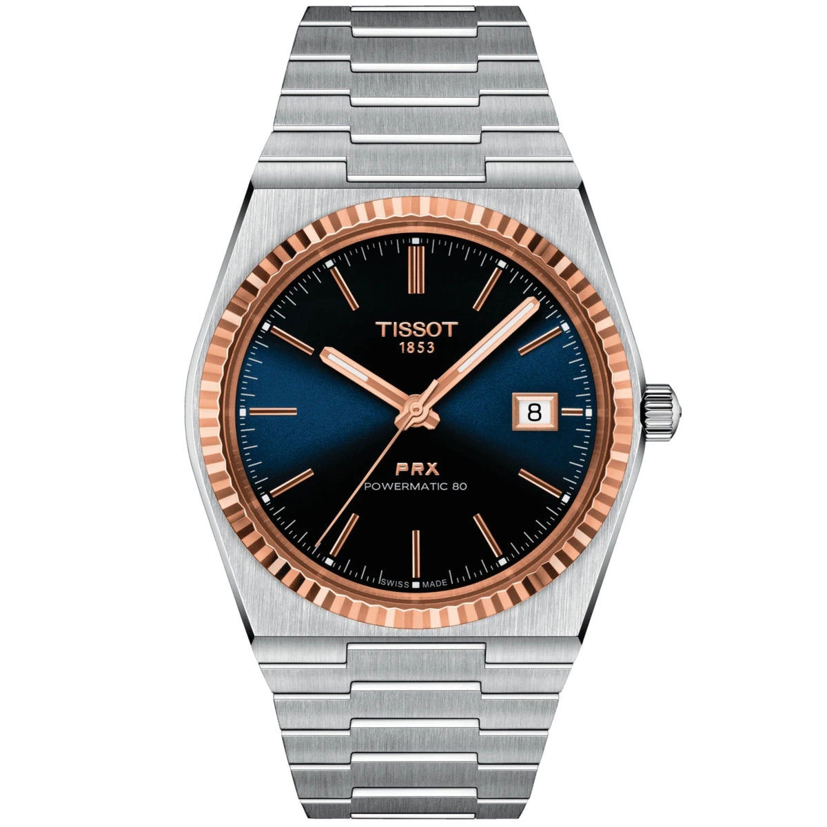 Tissot Prx Powermatic 80 Mens Silver Watch T931 407 41 041 00 -korean beauty