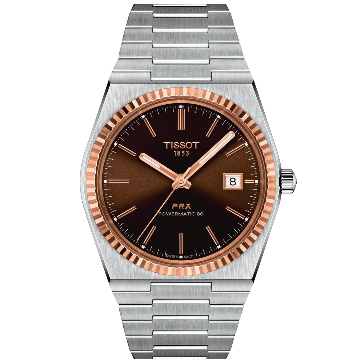 Tissot Prx Powermatic 80 Mens Silver Watch T931 407 41 291 00 -korean beauty