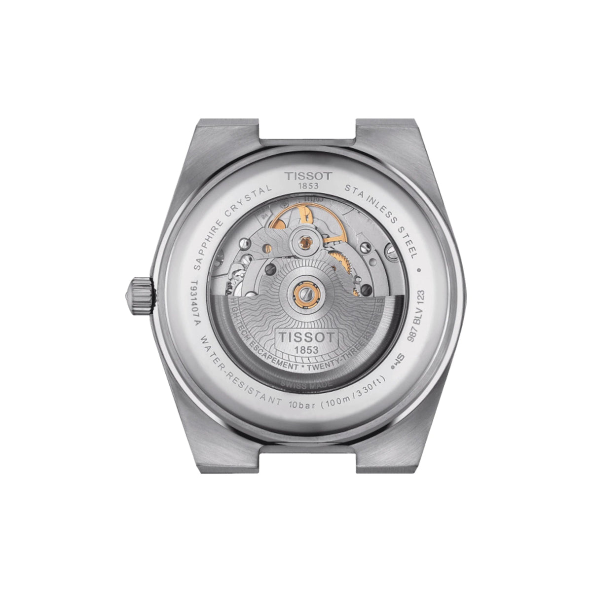 Tissot Prx Powermatic 80 Mens Silver Watch T931 407 41 291 00 -korean beauty