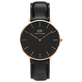 Daniel Wellington Mens Black Classic Sheffield Watch Dw00100127 -korean beauty