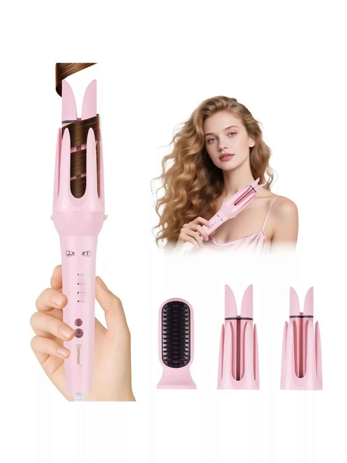 2-in-1 Automatic Rotating Ceramic Curling Iron