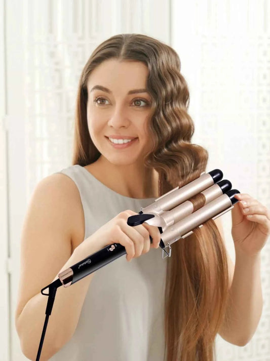 3-Barrel Instant Waver Curling Iron