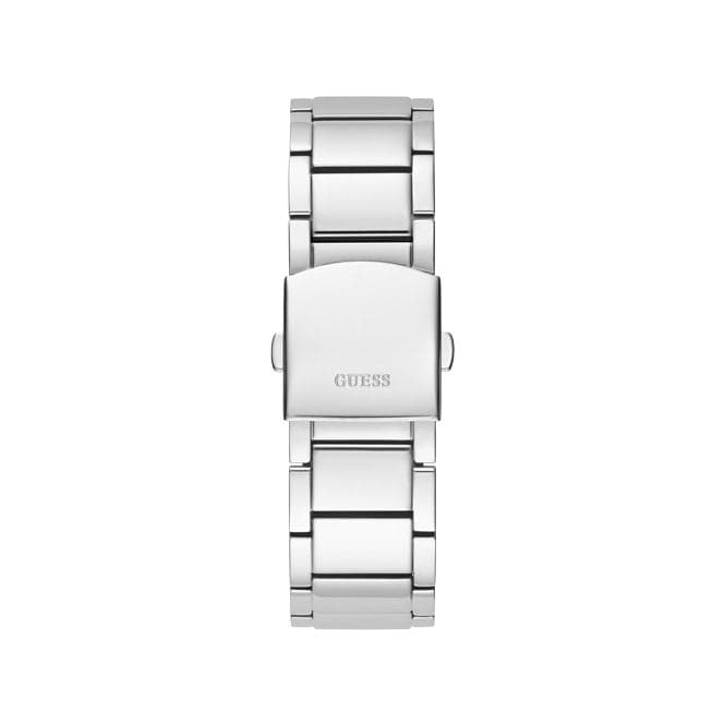 Guess Watches Big Reveal Mens Trend Silver Stainless Steel Watch Gw0323g1 -korean beauty