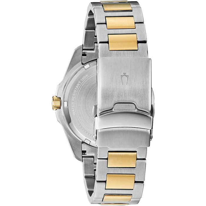 Gents Two Tone Watch 98b334 -korean beauty
