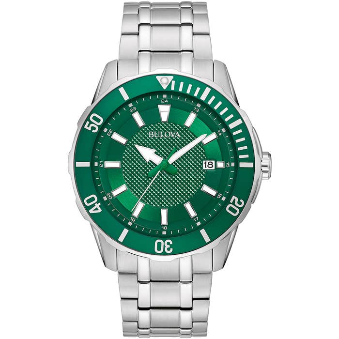 Mens Sport Green Watch 98b359 -korean beauty