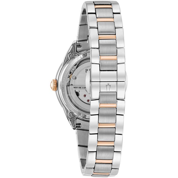 Ladies Two Tone Rose Sutton Watch 98p170 -korean beauty