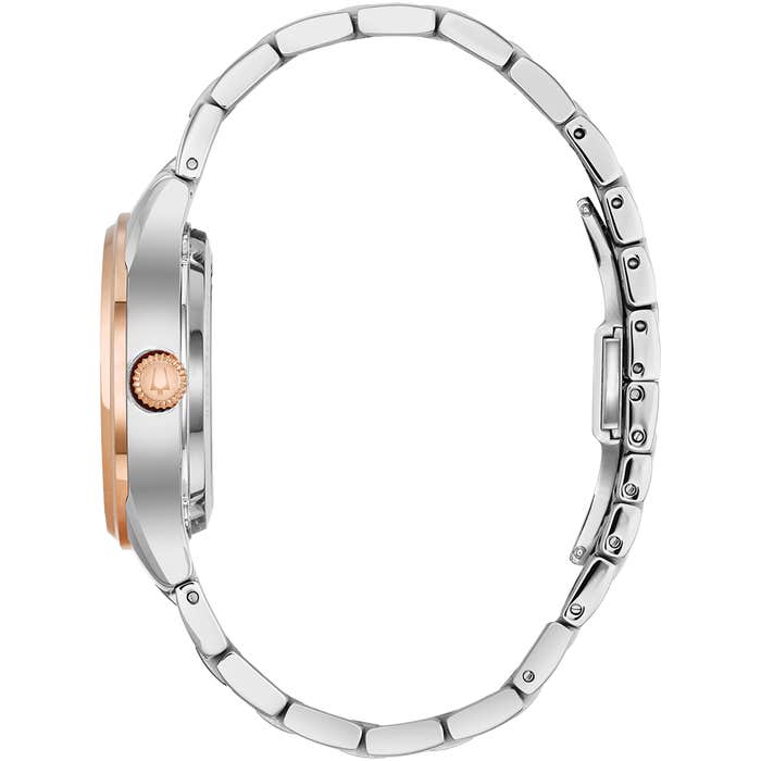 Ladies Two Tone Rose Sutton Watch 98p170 -korean beauty