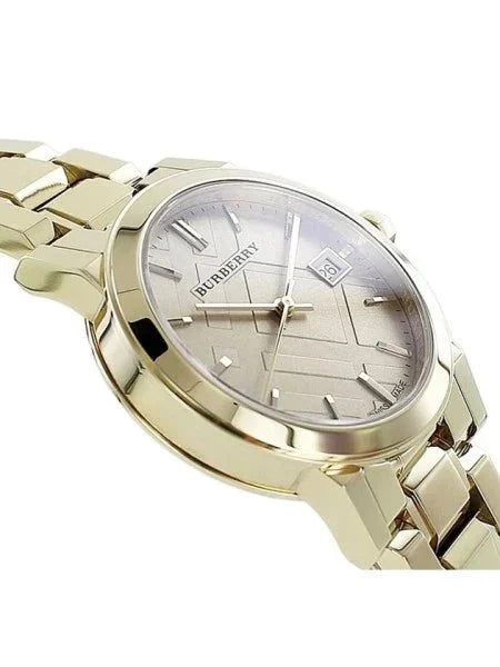 Burberry Ladies Watch The City Yellow Gold Bu9134 -korean beauty
