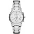 Burberry Ladies Watch Chronograph Silver Bu9750 -korean beauty