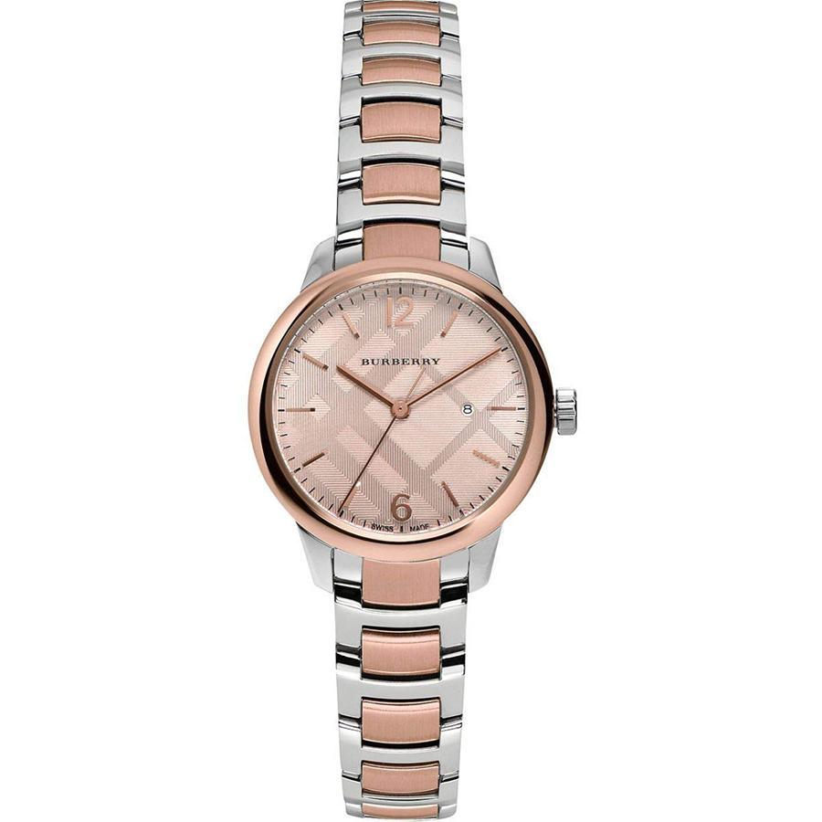 Burberry Ladies Watch Swiss Classic Two Tone Bu10117 -korean beauty
