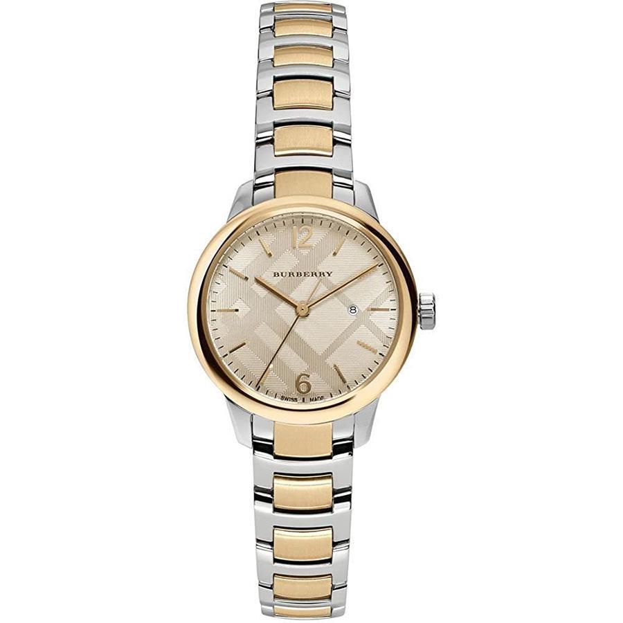 Burberry Ladies Watch Swiss Classic Two Tone Bu10118 -korean beauty