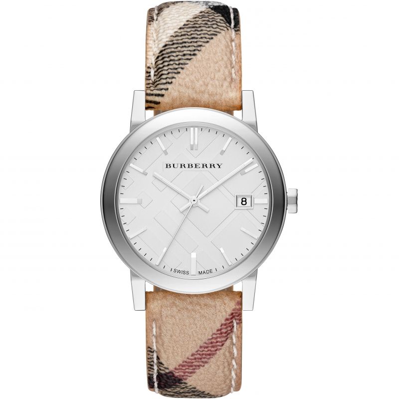 Burberry Ladies Watch The City Haymarket Check Bu9025 -korean beauty