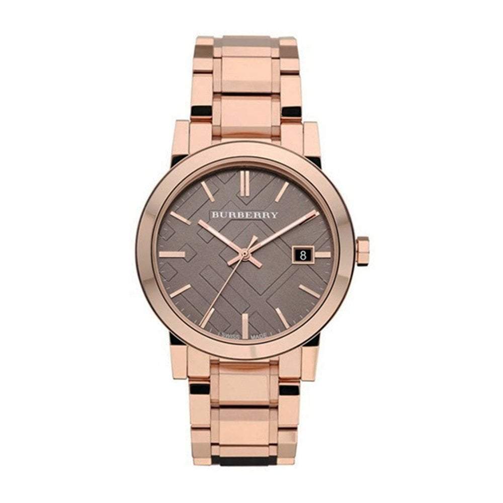 Burberry Ladies Watch The City Rose Gold Pvd Bu9005 -korean beauty
