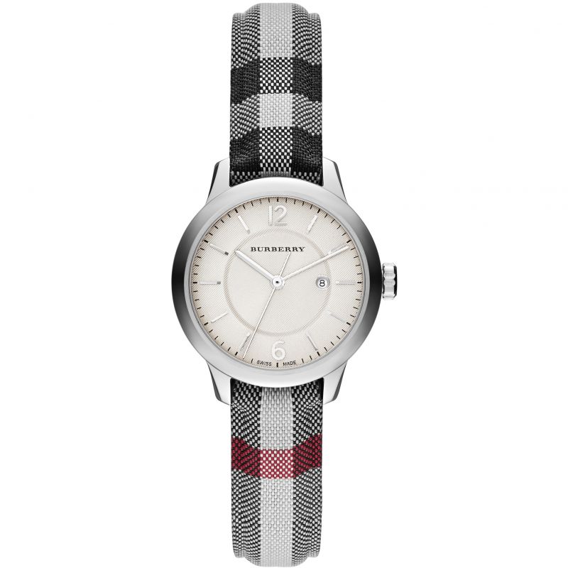 Burberry Ladies Watch The Classic Horseferry Silver Bu10103 -korean beauty