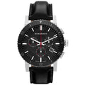 Burberry Mens Watch Chronograph The City Black Bu9382 -korean beauty
