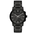 Burberry Mens Watch Chronograph The City Black Pvd Bu9354 -korean beauty
