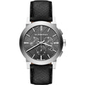 Burberry Mens Watch Chronograph The City Grey Bu9362 -korean beauty