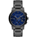 Burberry Mens Watch Chronograph The City Gun Metal Bu9365 -korean beauty