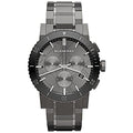 Burberry Mens Watch Chronograph The City Gunmetal Grey Bu9381 -korean beauty