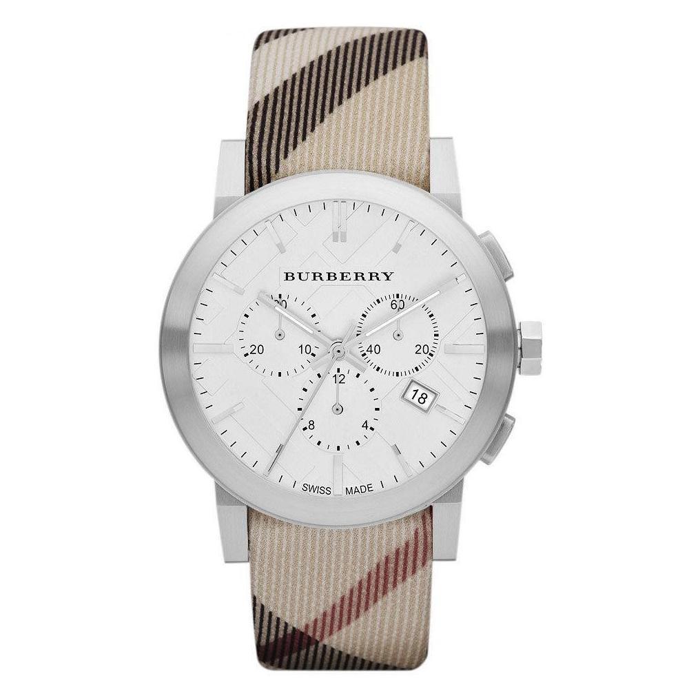 Burberry Mens Watch Chronograph The City Nova Bu9357 -korean beauty