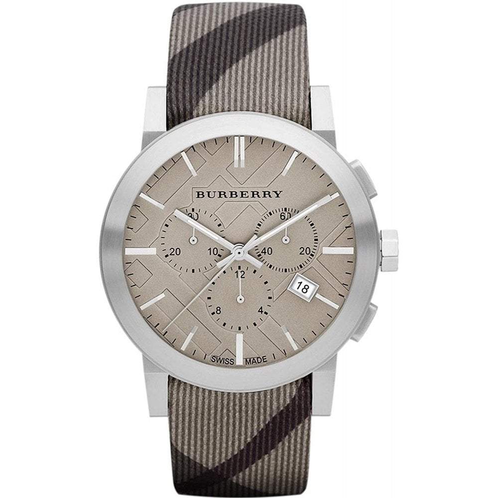Burberry Mens Watch Chronograph The City Nova Bu9358 -korean beauty