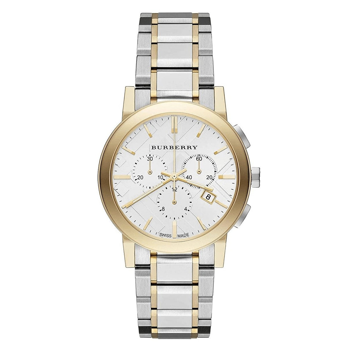 Burberry Ladies Watch Chronograph Two Tone Bu9751 -korean beauty