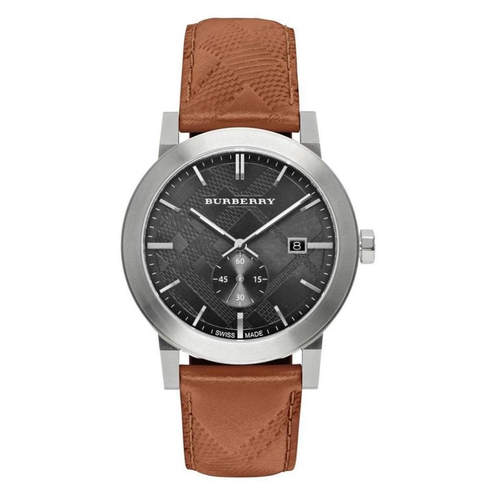 Burberry Mens Watch The City Brown Bu9905 -korean beauty