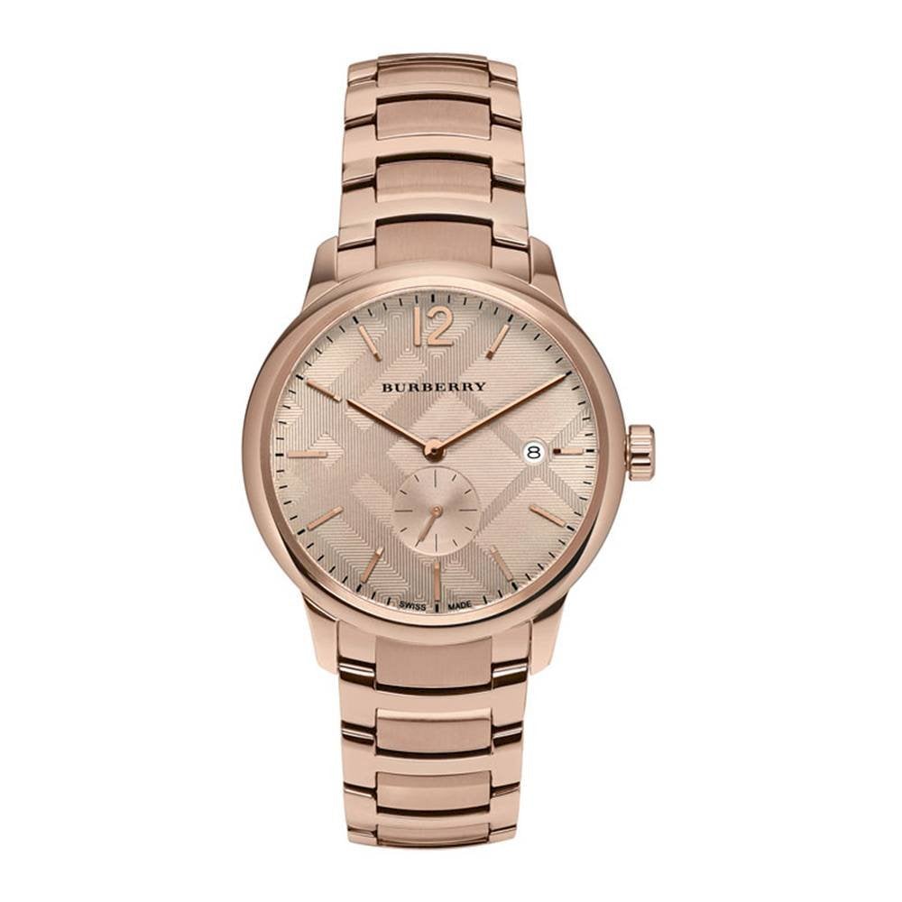 Burberry Mens Watch The Classic Rose Gold Bu10013 -korean beauty