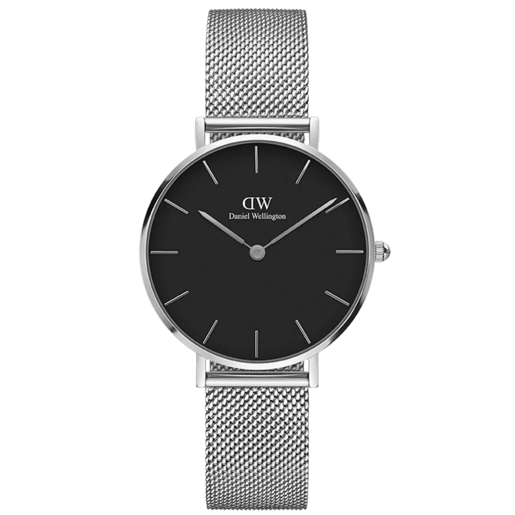 Daniel Wellington Ladies Silver Petite Stirling Watch Dw00100162 -korean beauty