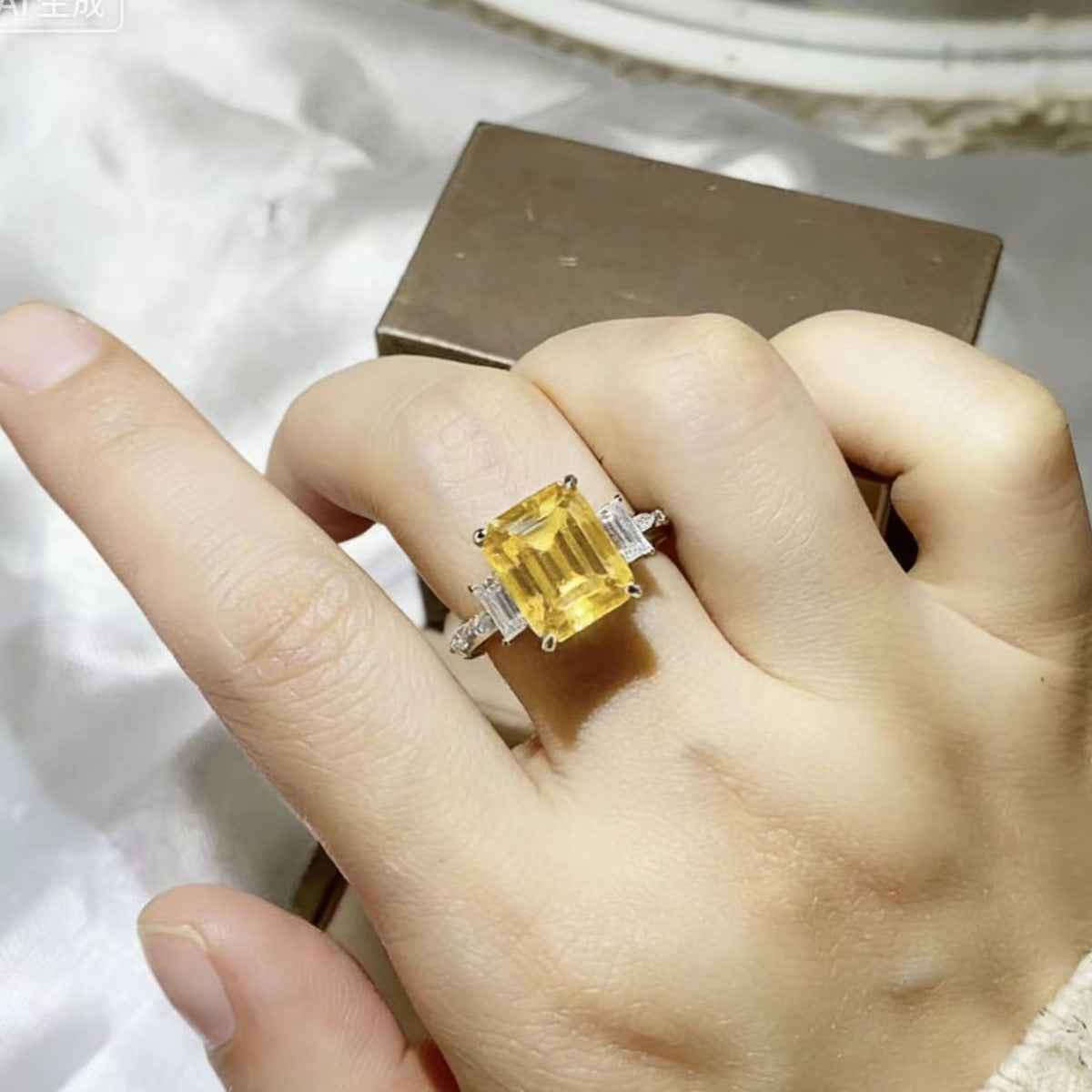 5 Carat Moissanite 925 Sterling Silver Ring