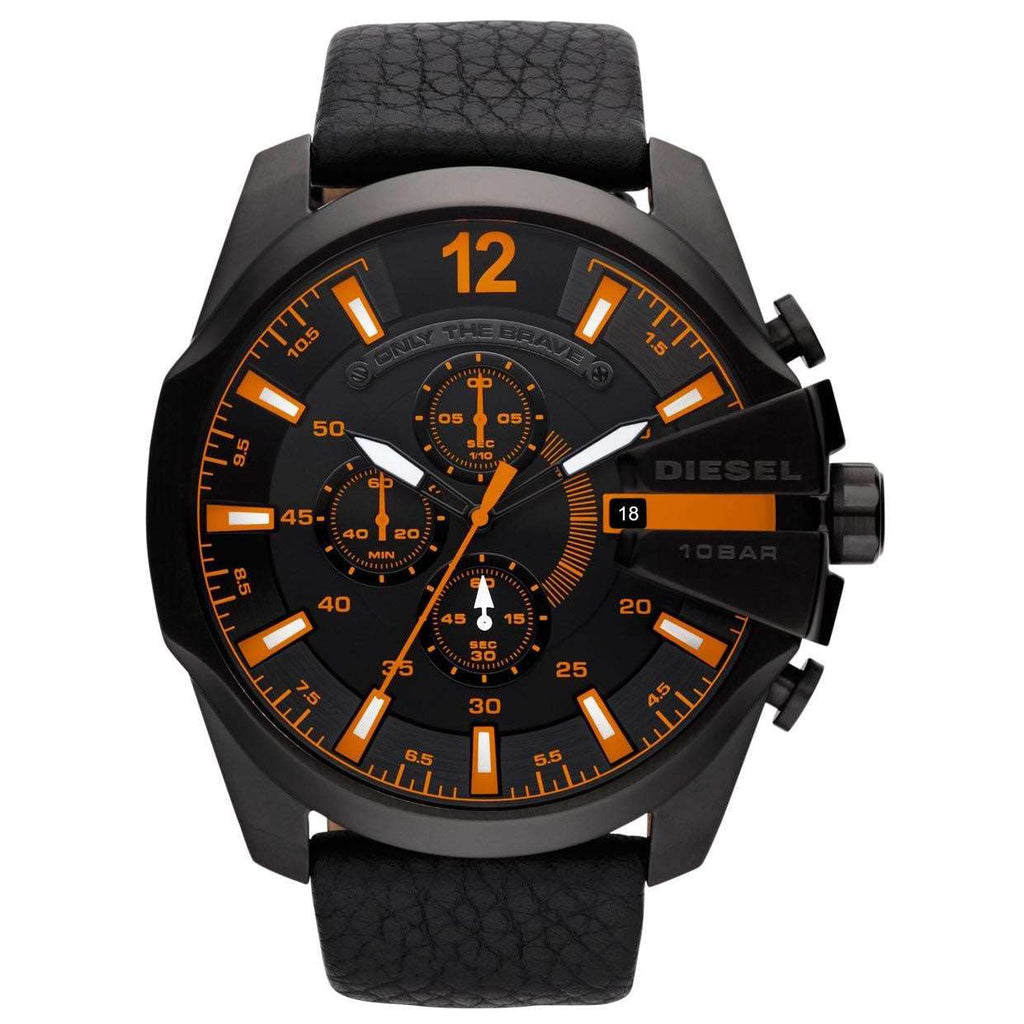 Diesel Dz4291 Men S Master Chief Black Chronograph Watch -korean beauty