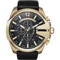 Diesel Dz4344 Men S Gold Mega Chief Chronograph Watch -korean beauty