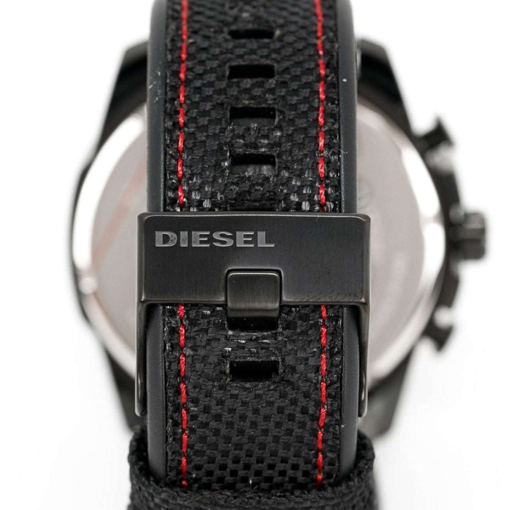 Diesel Dz4512 Men S Chronograph Mega Chief Black Grey Watch -korean beauty