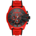 Diesel Dz4526 Men S Chronograph Mega Chief Red Watch -korean beauty