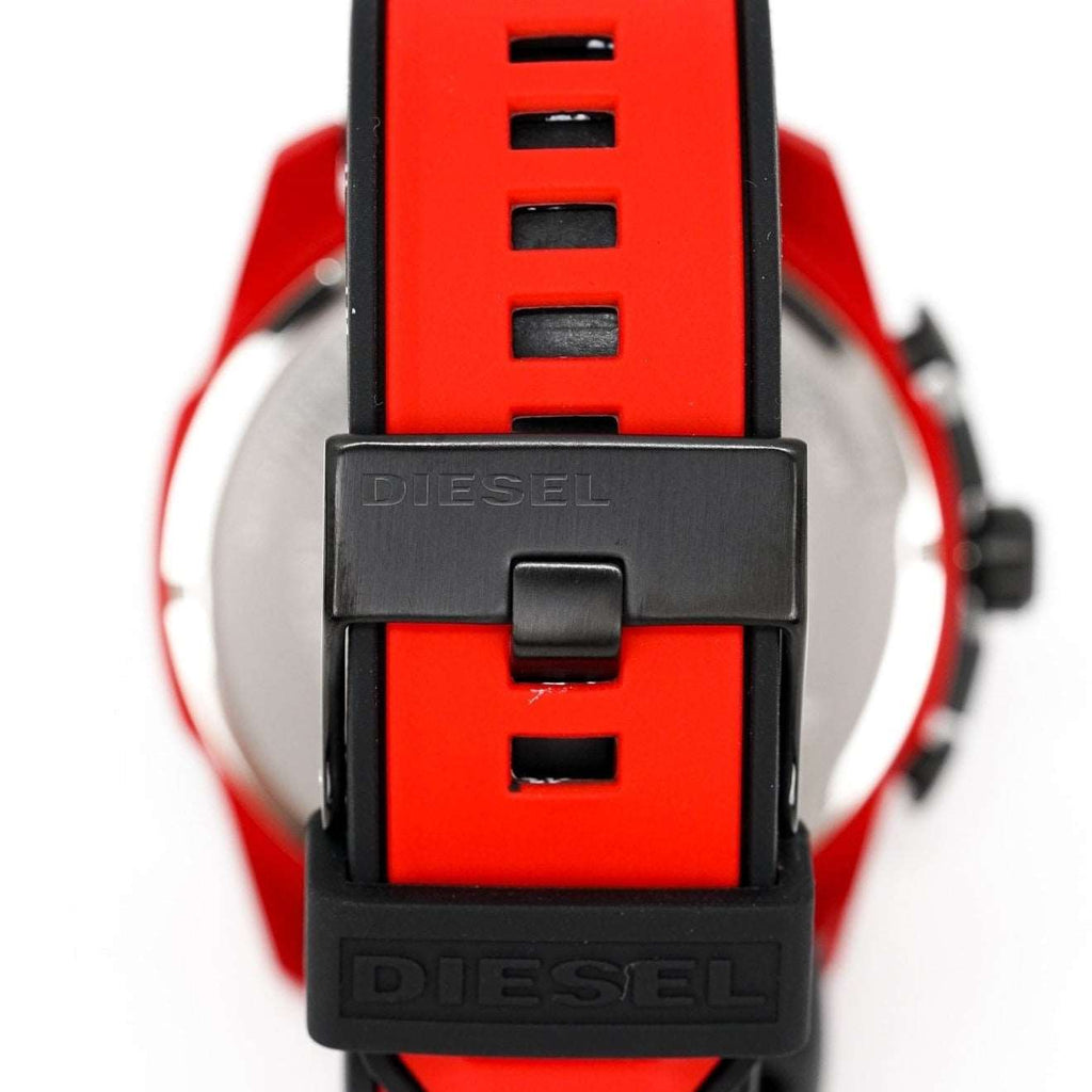 Diesel Dz4526 Men S Chronograph Mega Chief Red Watch -korean beauty