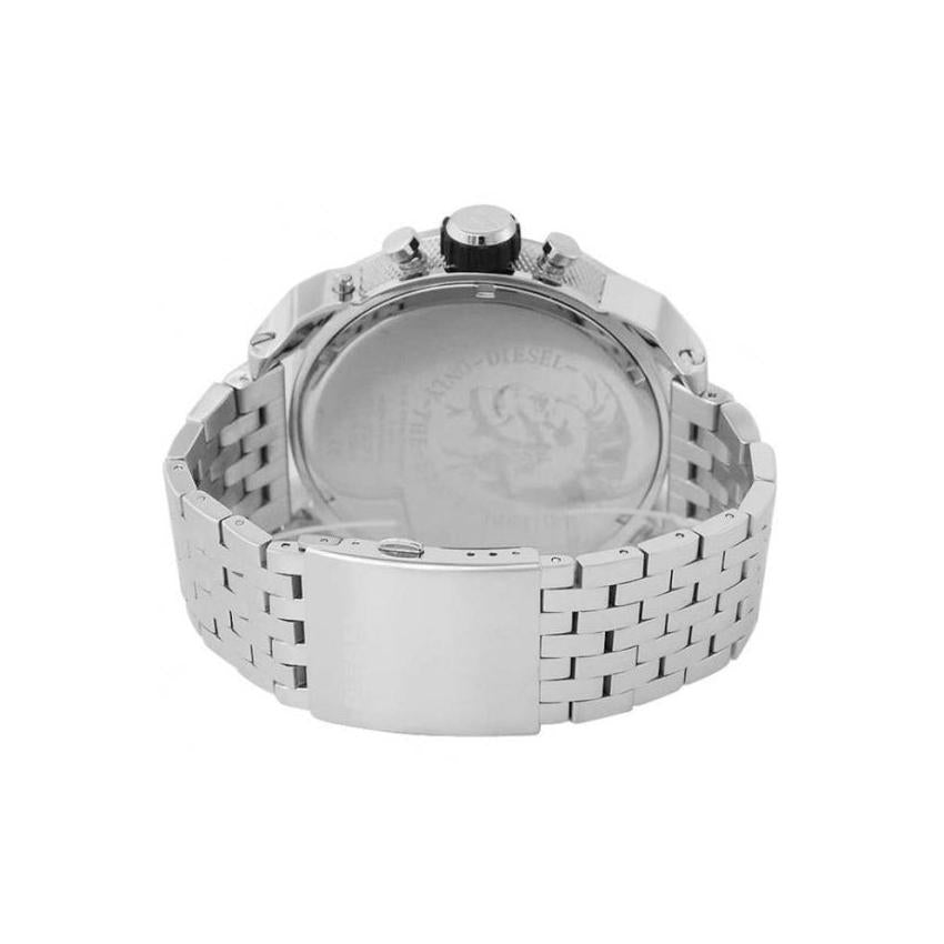 Diesel Dz7221 Men S Mr Daddy Silver Chronograph Watch -korean beauty
