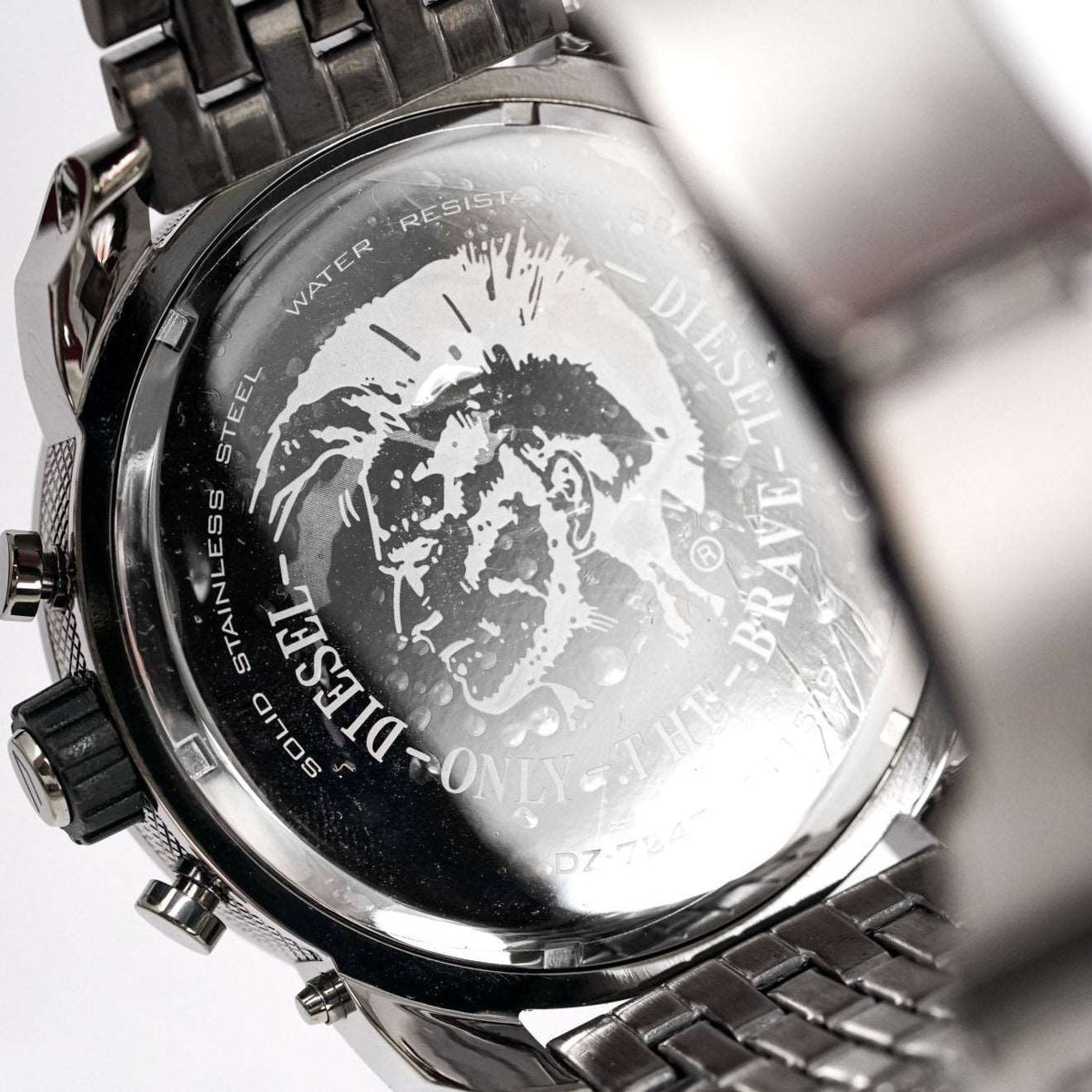 Diesel Dz7247 Men S Chronograph Big Daddy Gun Metal Watch -korean beauty